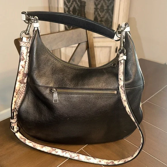 Coach Black and faux snake skin Women's Bag - Picture 4 of 8